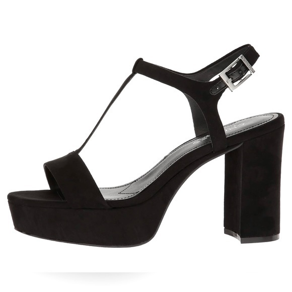 Charles By Charles David‎ Miller Women Open Toe Sandals black suede 9.5M (1647) - Picture 3 of 10